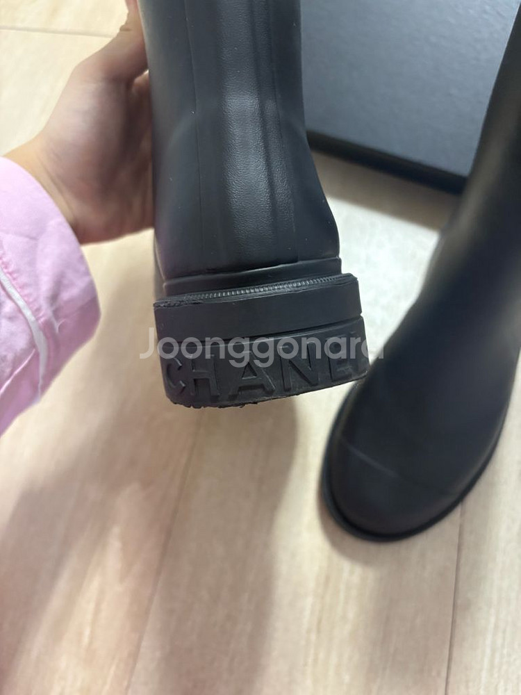 샤넬 CC로고 레인부츠 340, 37--2