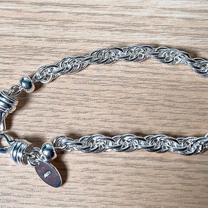 925실버 꼬임 팔찌