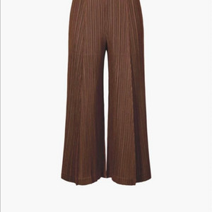 플리츠플리즈 씨커 팬츠 2사이즈 다크브라운