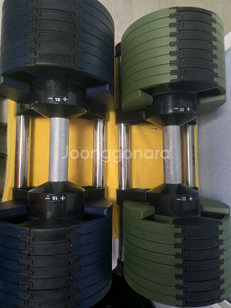 멜킨 무게조절 덤벨 36kg 세트--2