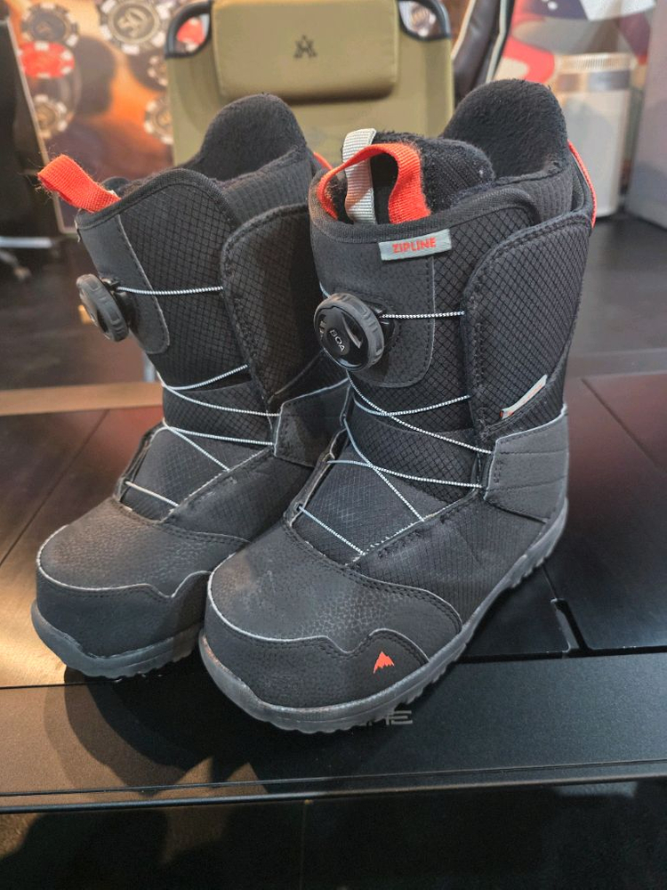 버튼 집라인 아동용 스노우보드 부츠 230--0