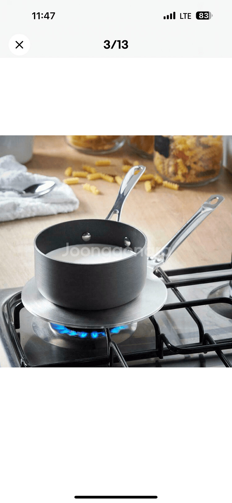 인덕션 열전달 확산팬 뚝배기 알루미늄등 사용가능--3