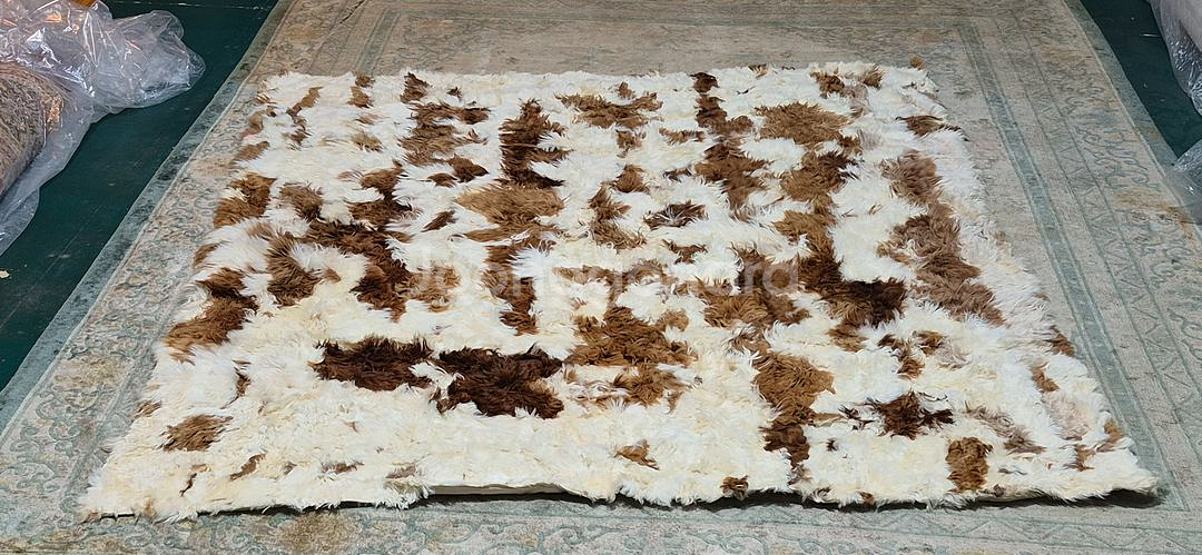 페루 대형 핸드메이드 베이비 알파카 카페트 - PR106 ---2