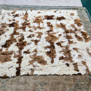 페루 대형 핸드메이드 베이비 알파카 카페트 - PR106 -