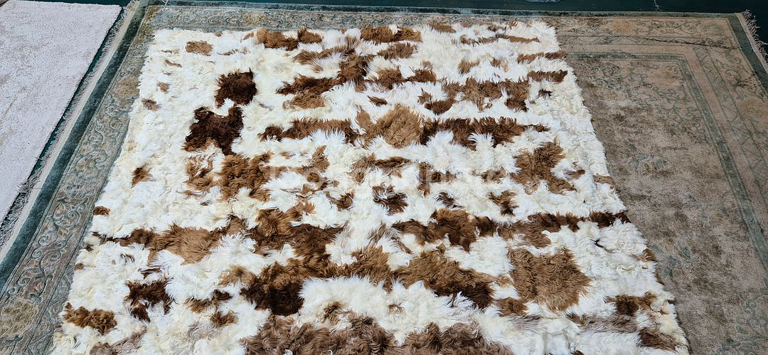 페루 대형 핸드메이드 베이비 알파카 카페트 - PR106 ---5