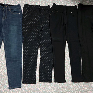 27-28 여성 기모바지(새상품). 티.가디건 6벌 택포