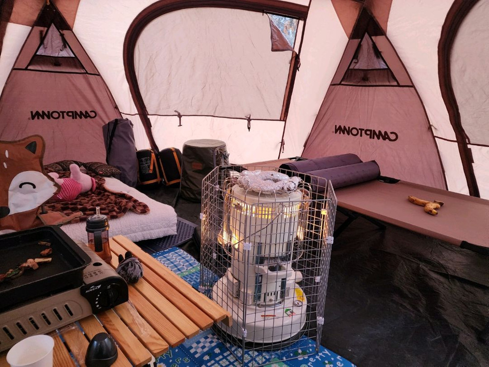 캠프타운 빅돔s 초코 캠핑 텐트 팝니다 이미지