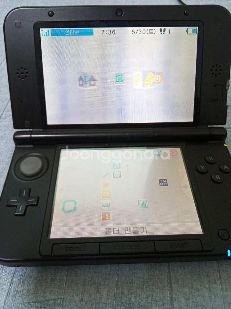 닌텐도 3DS XL 블루+ R4칩--1