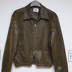 DuST 남성 브라운 레더 자켓 F