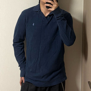 정품 폴로 랄프로렌 네이비 긴팔 폴로티 롱슬리브 카라티
