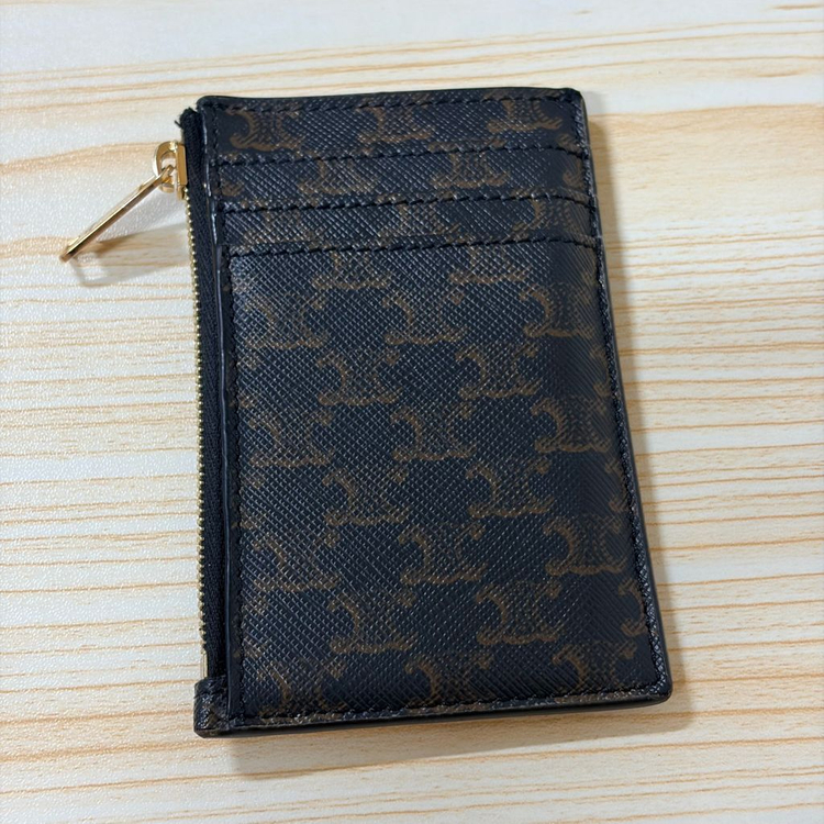 셀린느 트리오페 지퍼 카드지갑--6