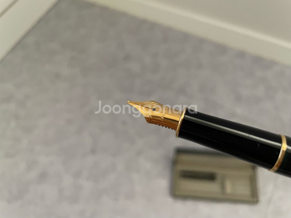 파커 (파카) 소네트 그린 마블 만년필--3