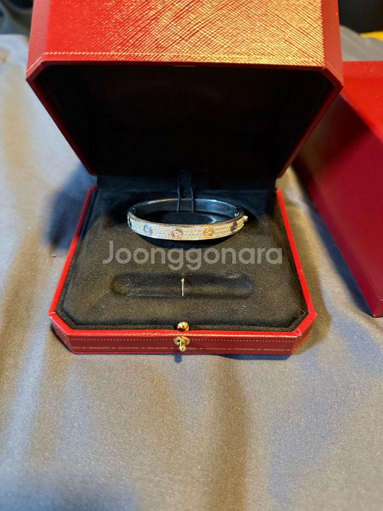 18k 천연다이아 팔찌--0