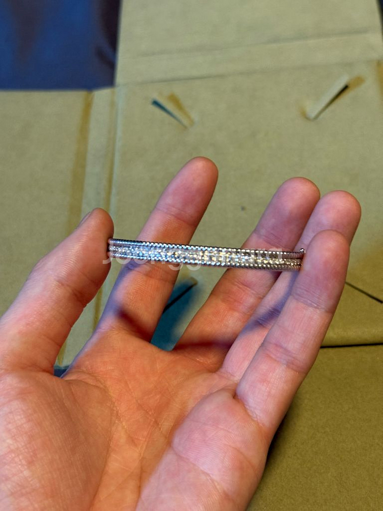 18k 천연다이아 팔찌--2