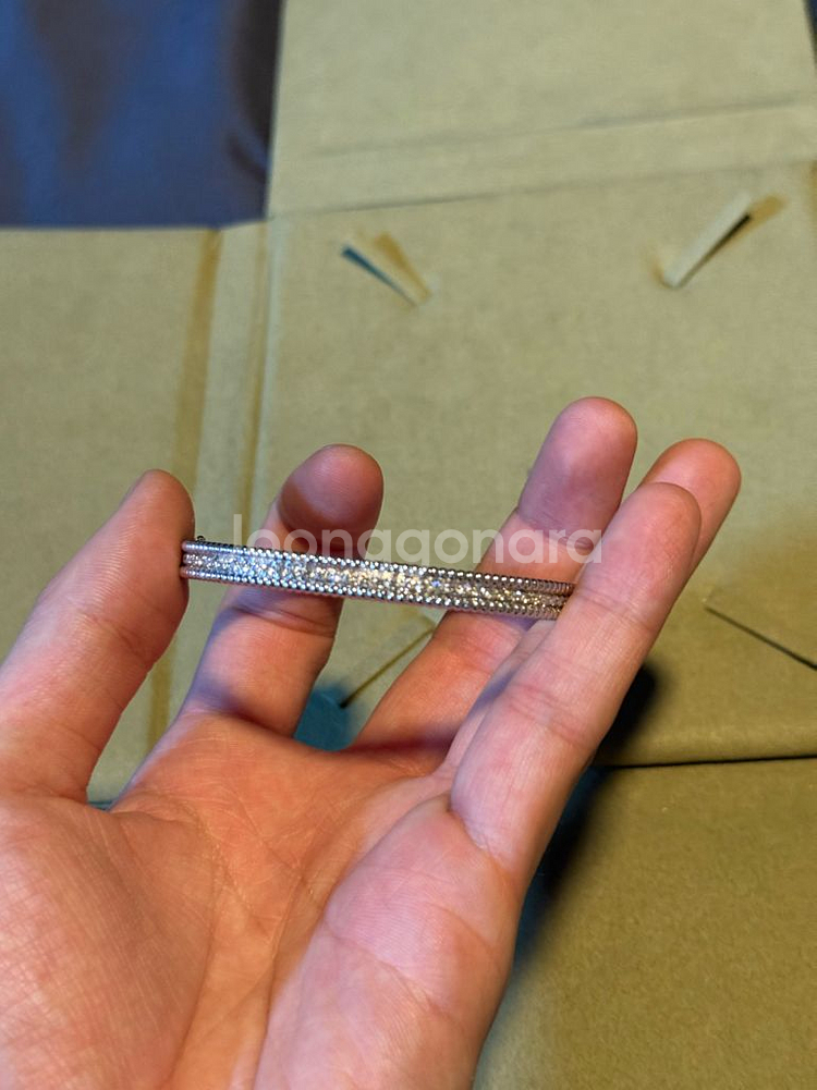 18k 천연다이아 팔찌--4