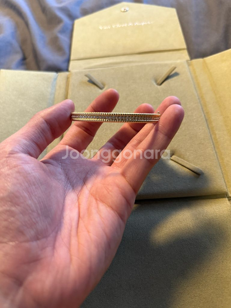 18k 천연다이아 팔찌--2