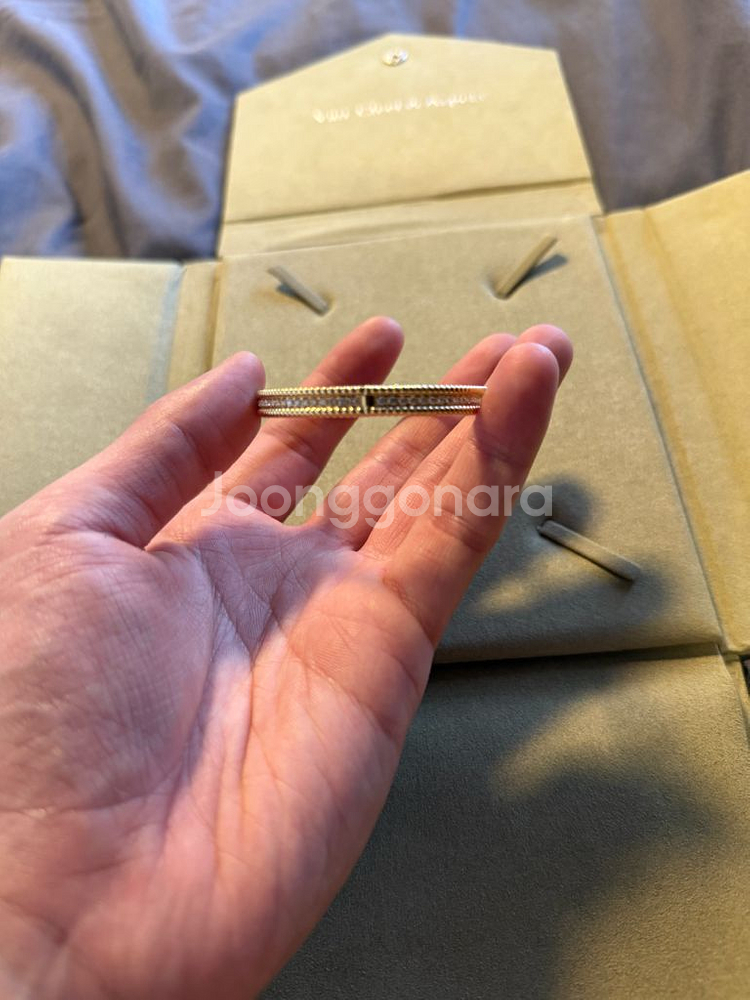 18k 천연다이아 팔찌--3