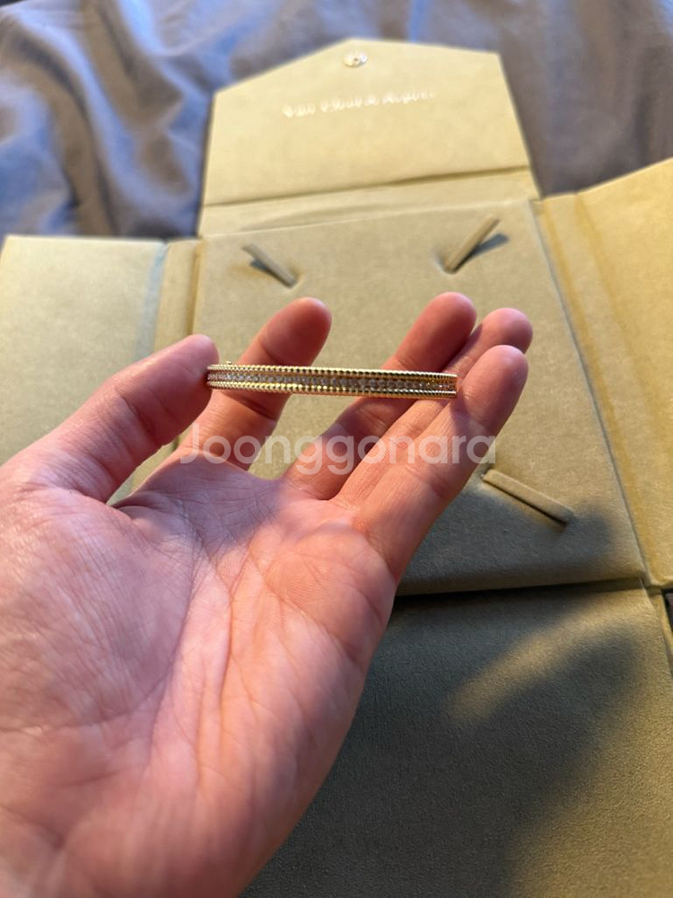 18k 천연다이아 팔찌--4