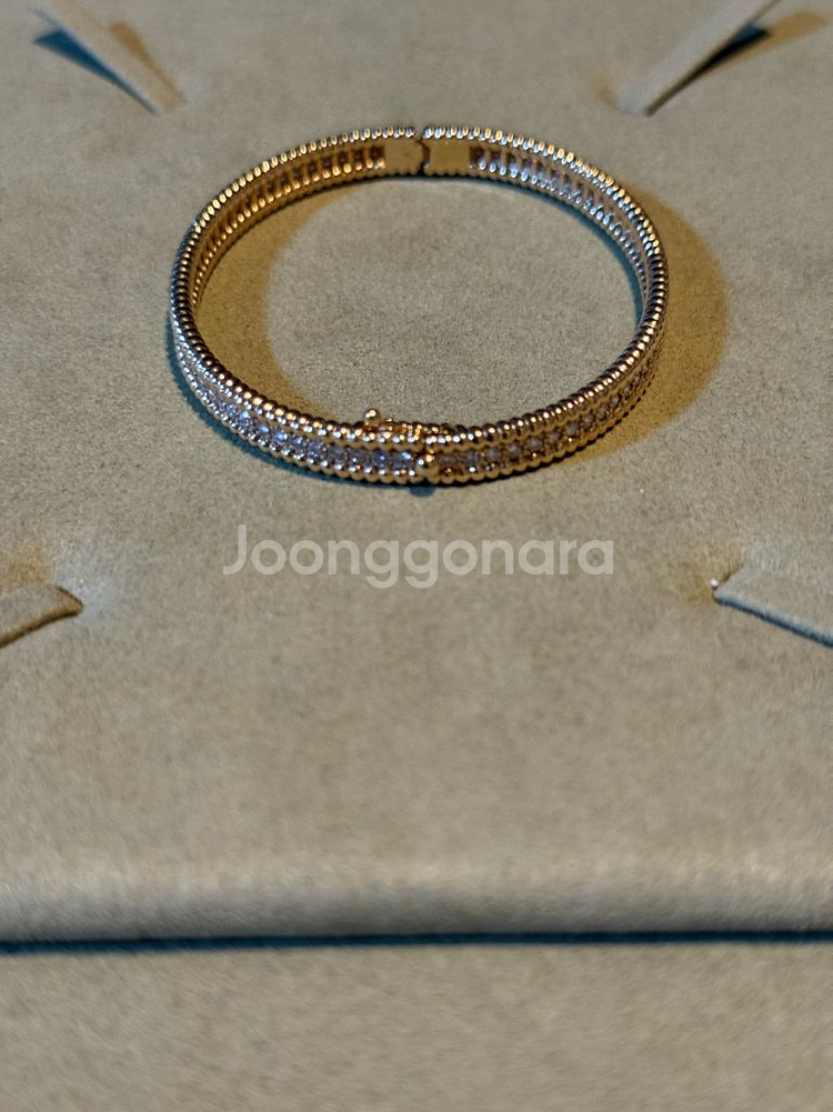 18k 천연다이아 팔찌--0