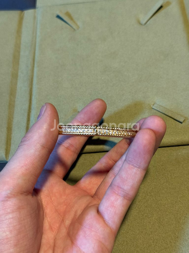 18k 천연다이아 팔찌--3