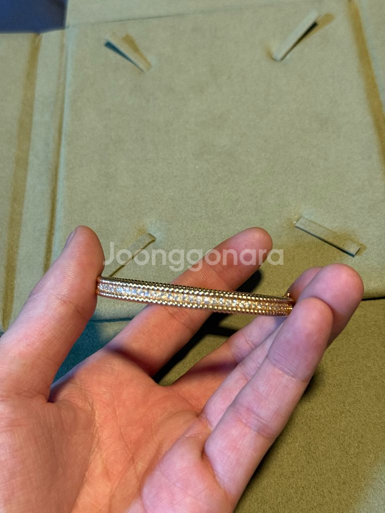 18k 천연다이아 팔찌--4