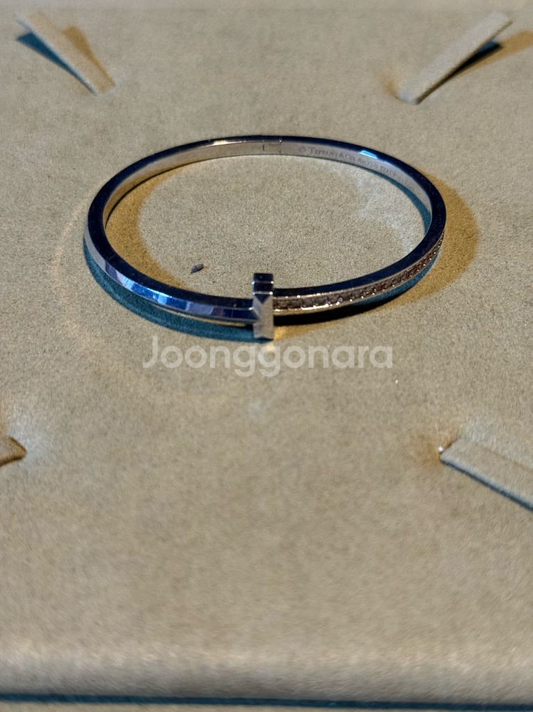 18k 천연다이아 팔찌--0