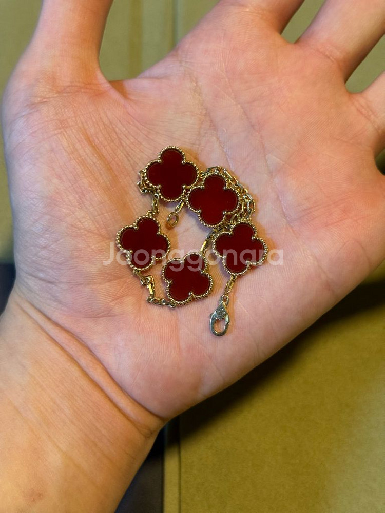 18k 원석(커넬리언) 팔찌--1