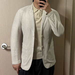 정품 시리즈 에피그램 베이지 린넨 블레이저 자켓
