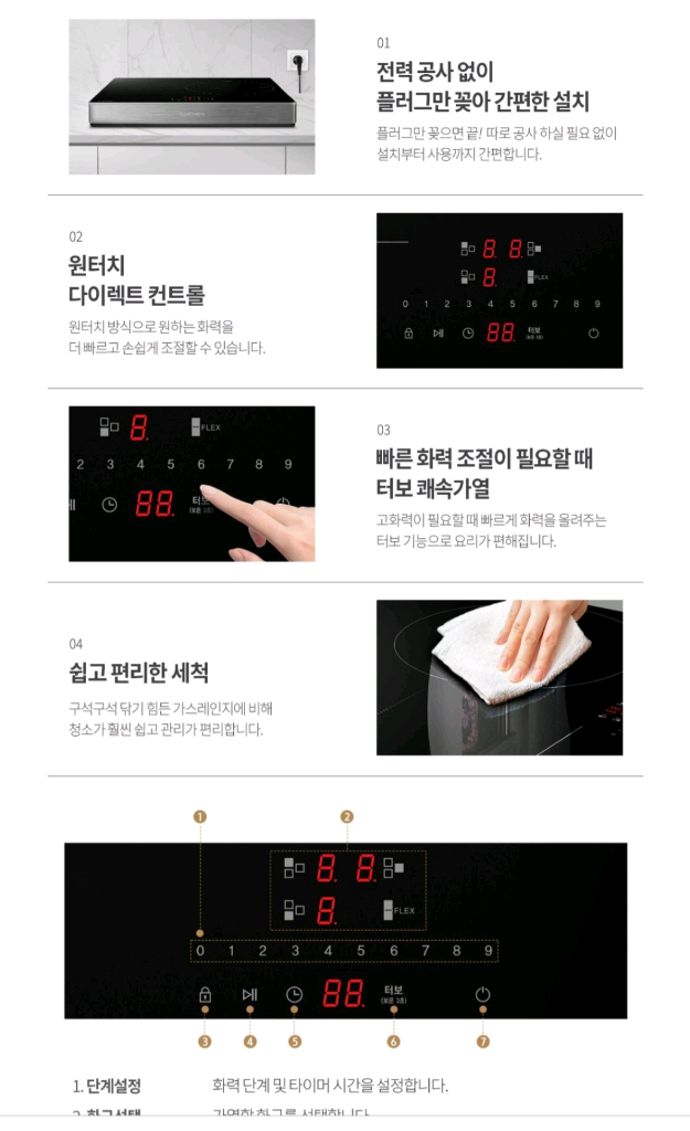 쿠첸 전기레인지--6