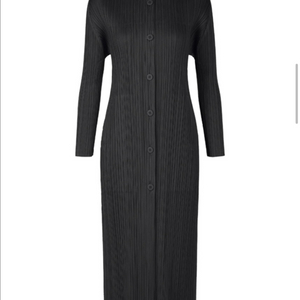 플리츠 플리즈 2월 먼슬리롱코트 블랙 3서이즈