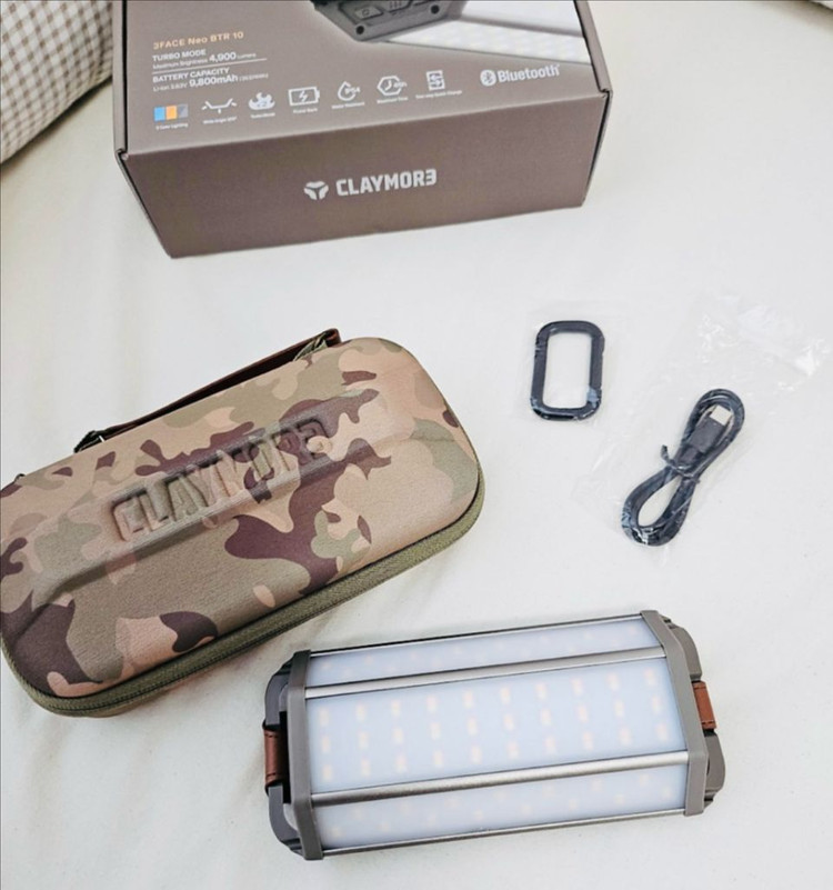 크레모아 캠핑 랜턴 블루투스 새상품--2