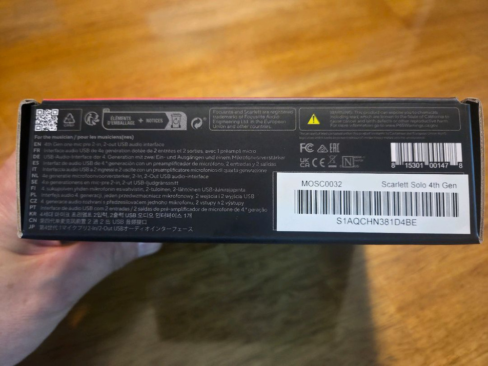 포커스라이트 스칼렛 솔로 4세대 새제품 개봉만~--4