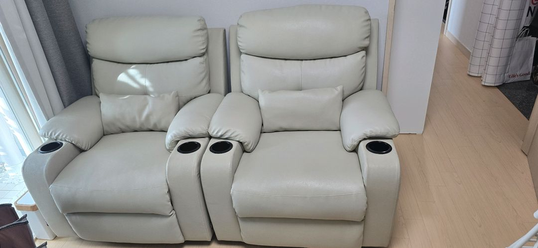 선창테크 1인용 전동 리클라이너 소파--3