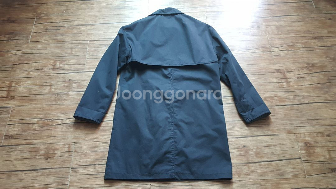 여성 55 66 트렌치코트 점퍼 블랙 다크블루 리스트--1