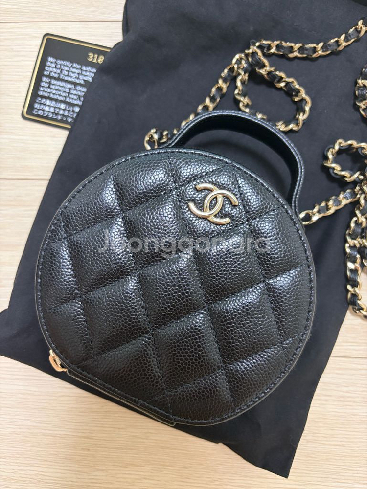 샤넬 탑핸들 동그리백--1