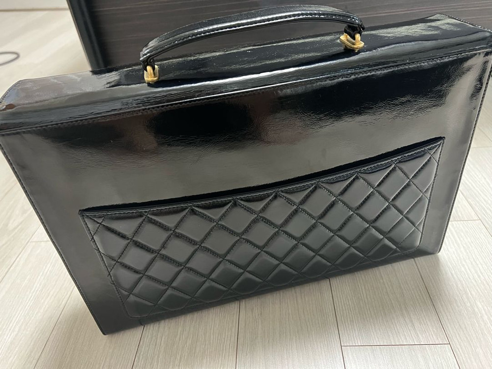 샤넬 브리프케이스 램스킨 서류가방--6