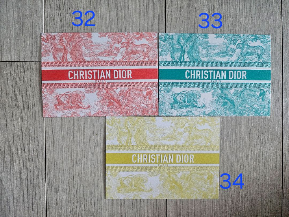 정품) 디올 시향지 (코스메틱)--2