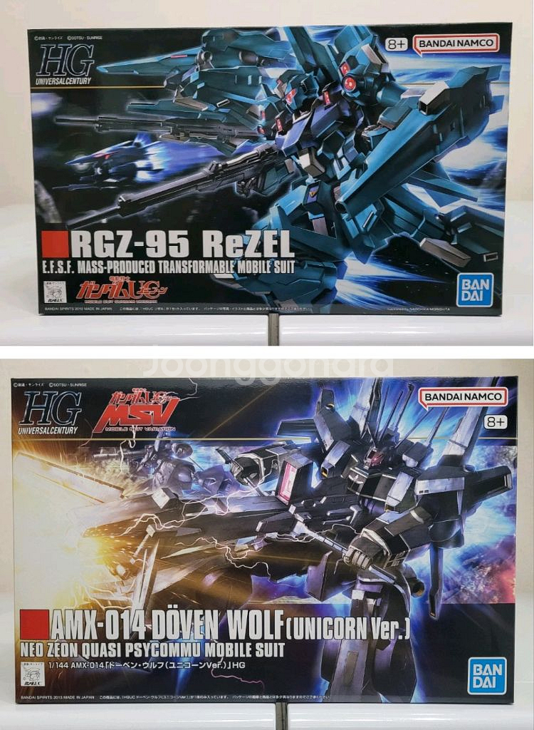 반다이 건담 HG,HGUC 제타건담,더블제타,유니콘건담--9