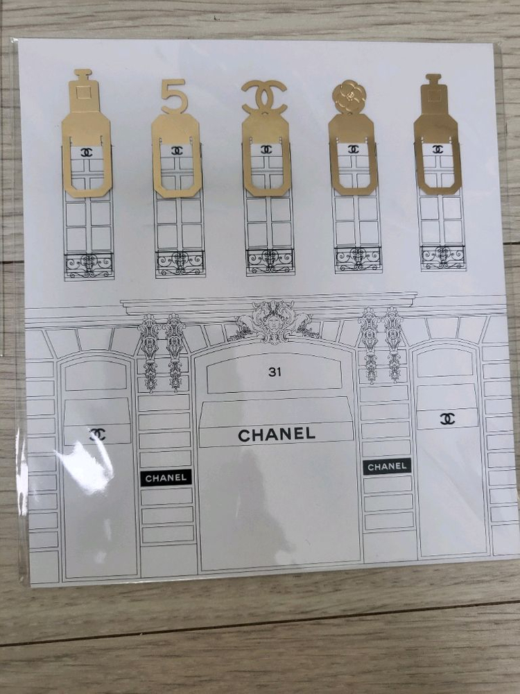 정품) 샤넬 스티커 도어카드 책갈피 북클립 (코스메틱)--6