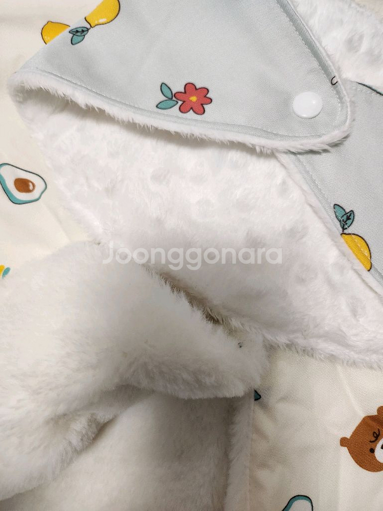 도도야 10mm 케이프 아기 겨울 극세사 보온 망토 모달 스카프빕세트--7