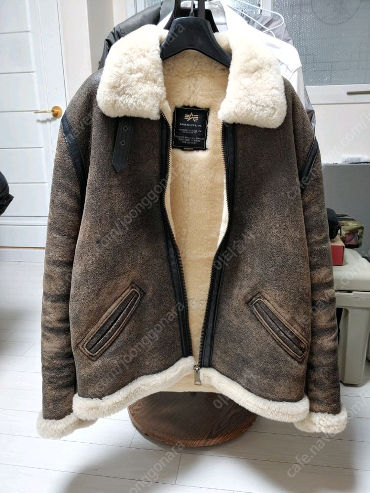 알파인더스트리 B-6(b6) 리얼항공무스탕 텝M(실사이즈 95~슬림97) 이미지