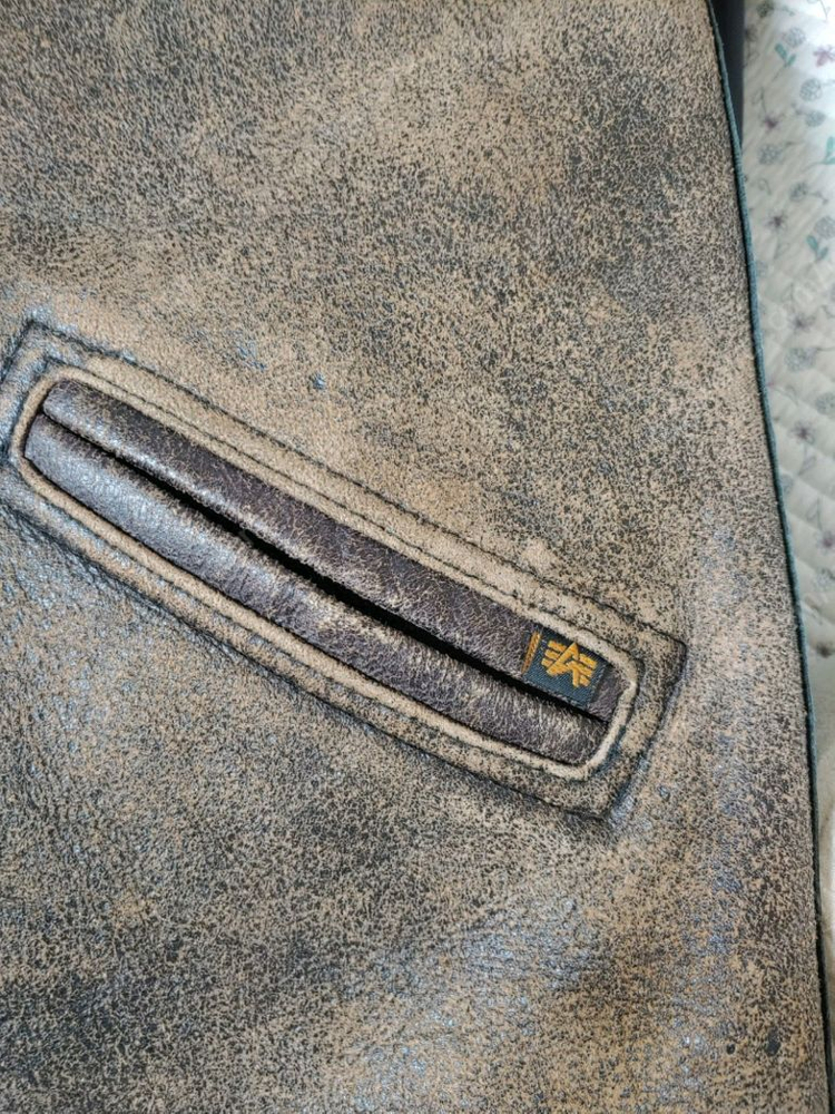 알파인더스트리 B-6(b6) 리얼항공무스탕 텝M(실사이즈 95~슬림97) 이미지