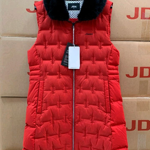 (새상품) 제이디엑스 정품 여성 fur 다운패딩 베스트