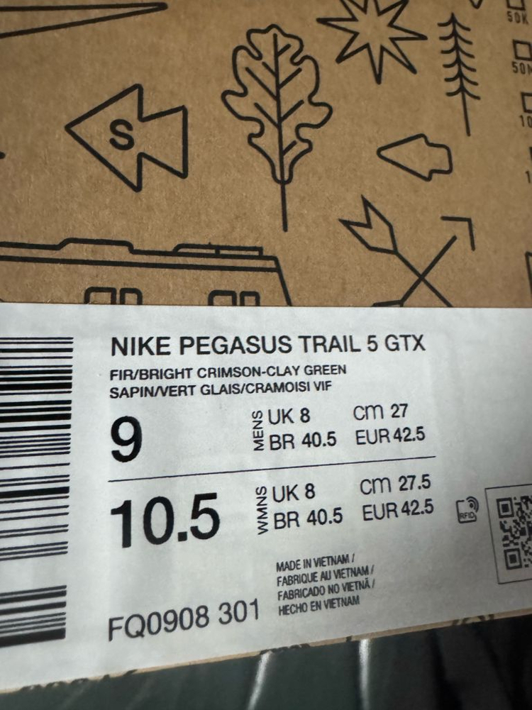 나이키 페가수스 트레일 5 GTX나이키 페가수스 트레일 5 GTX 270mm--1