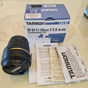 거의 사용안한 정품 탐론 af 17-50mm f2.8