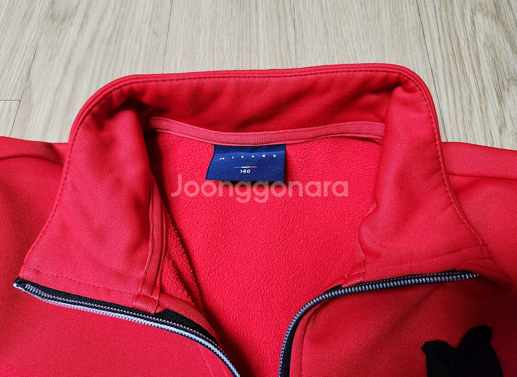 밀레 키즈 기모 집업 트레이닝 쟈켓 140--3
