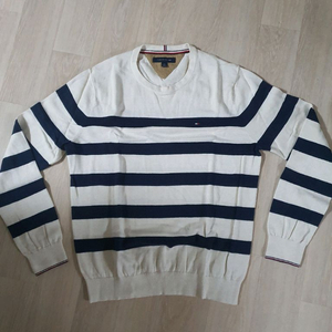 타미힐피거 스트라이프 니트 L 팝니다