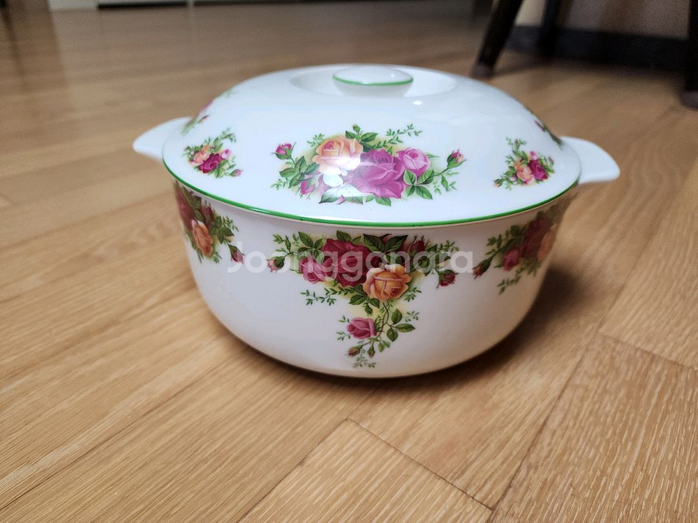 (영국산) 로얄알버트 황실장미 컨트리 베이크웨어 오븐냄비--1