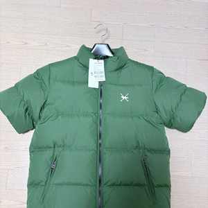 메종키츠네 골프 반팔 패딩 베스트