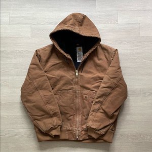 칼하트 j130 BRN 브라운 액티브 자켓 샌드스톤 빈